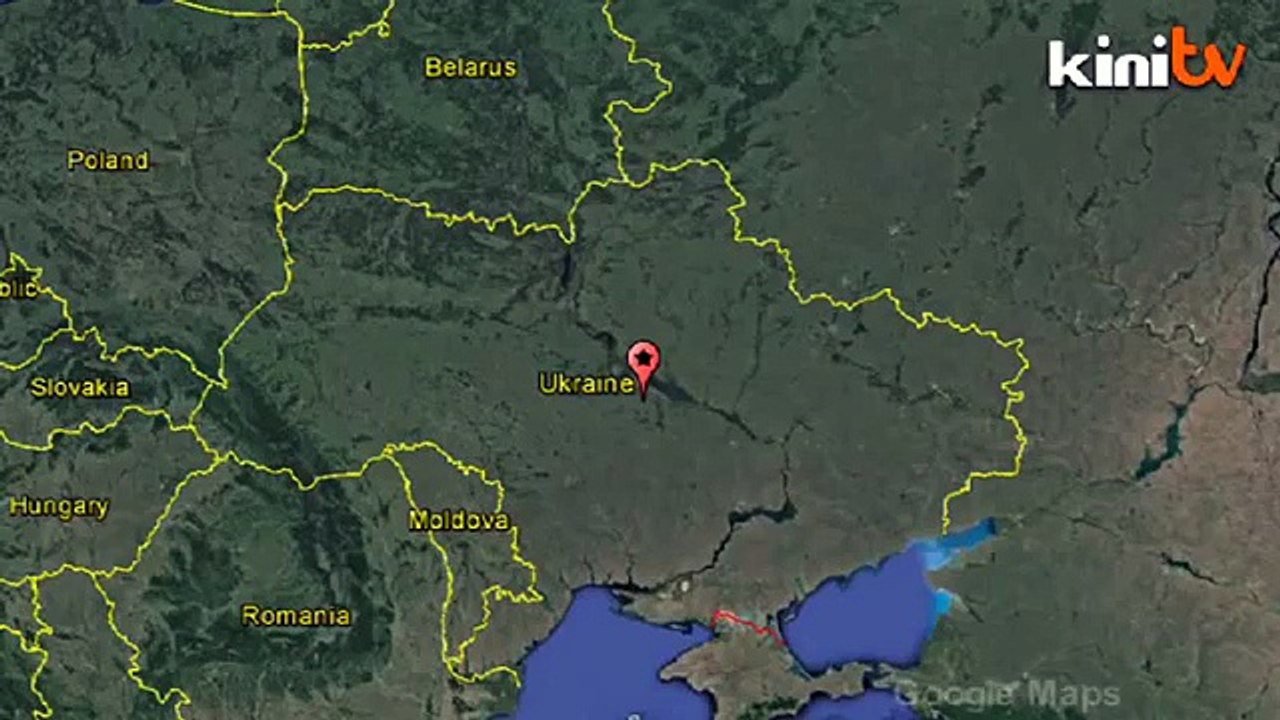 MAS MH17 crashes in Ukraine, 295 people on board