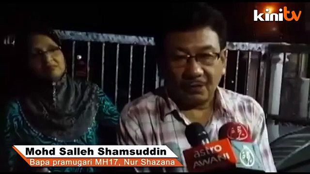 Keluarga pramugari terkejut nahas MH17