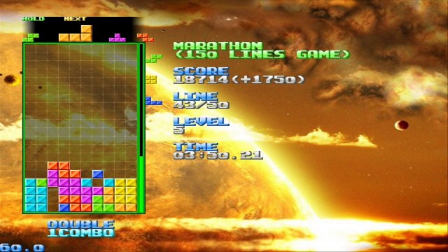 (Tetris) NullpoMino - Marathon (150 Lines game)!!