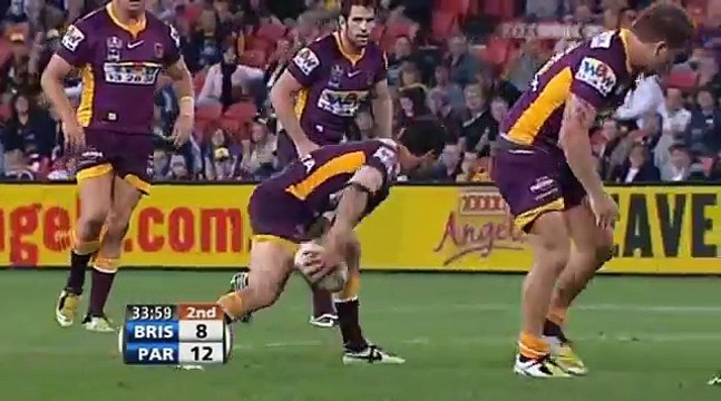 NRL Round 12, 2008: Brisbane Broncos vs Parramatta Eels Highlights