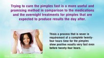 How to Get Rid of Pimples Fast with the Use of Herbal Remedies