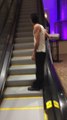 This drunk Guy takes longest Escalator ride of his Life!