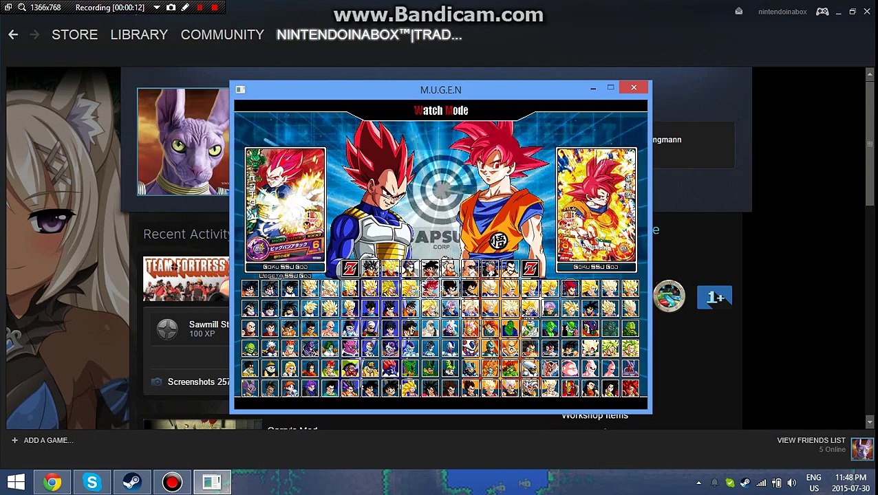 DragonBall Heroes SSJ God Goku & Vegeta VS SSJ God Goku & Beerus