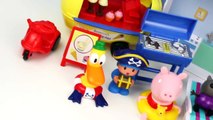 Peppa Pig Bath Toys set Pocoyo Summer Swimming Pool Party Squirters with George