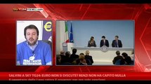 L'Euro non si discute? Renzi non ha capito nulla