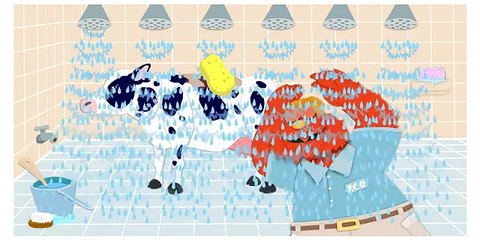 MURRAY CLEANS UP ANIMALS ~ Kids Cartoon ~ By TheScoopGames