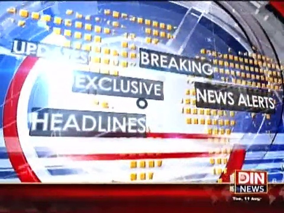 Din News Headlines 11 A.M (11 August 2015)