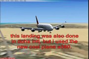 fsx a380   747 LANDINGS perfectly done
