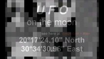 Alien UFO on the Moon... Ufo auf dem Mond ...Ay'da UFO