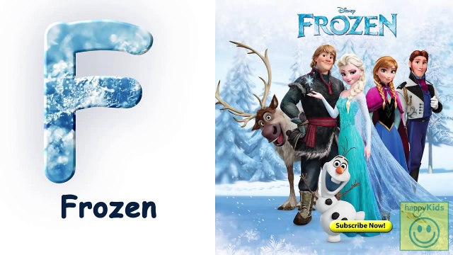 Frozen ABC Song Alphabet Song ABC Nursery Rhymes ABC Songs for Children Baby Songs