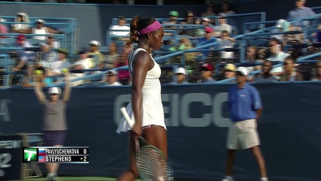 Finale WTA Washington - Sloane Stephens remporte son premier titre !