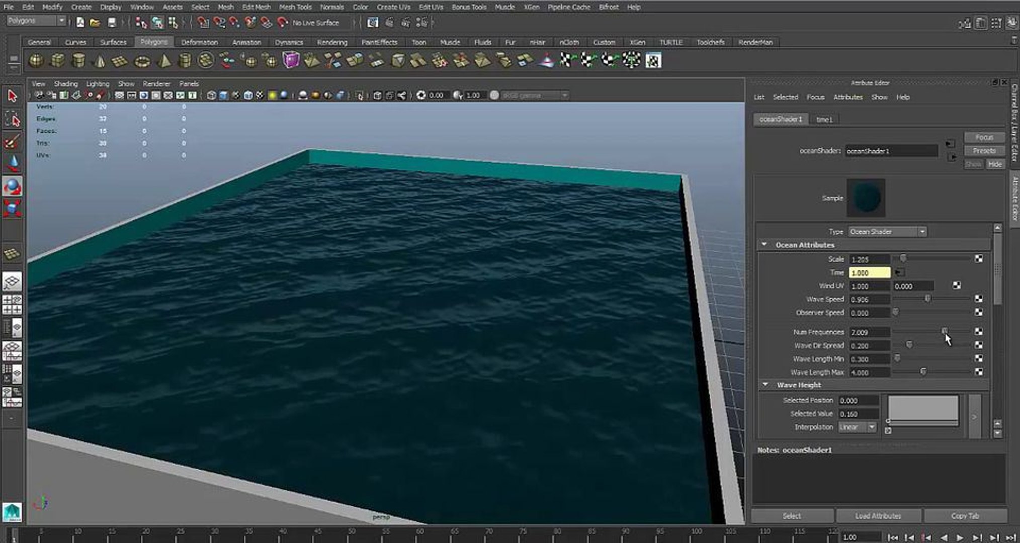 CGI 3D Tutorial HD: Maya Tutorial using the Ocean Shader - video Dailymotion