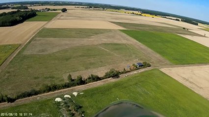 planeur RC ASH26 sur le terrain du CAT (37)