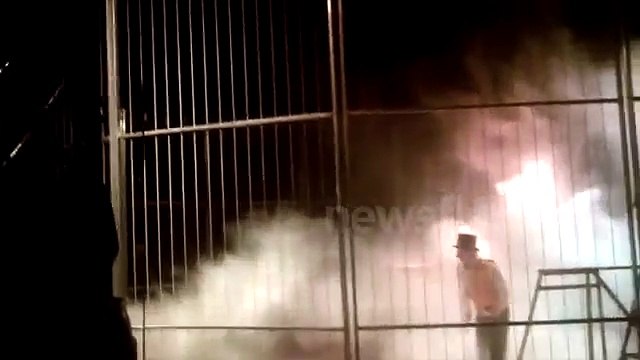 Tiger Attacks Trainer in Spanish Circus (Original version - Full res)