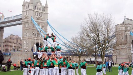 Castellers de Vilafranca build a Castell