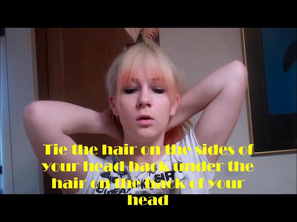 How to make a mohawk without cutting your hair + punk makeup