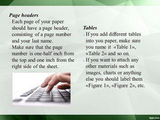 Research Paper Format