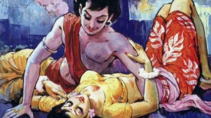 Rare paintings -Indian painter and illustrator DINANANTH DADAL