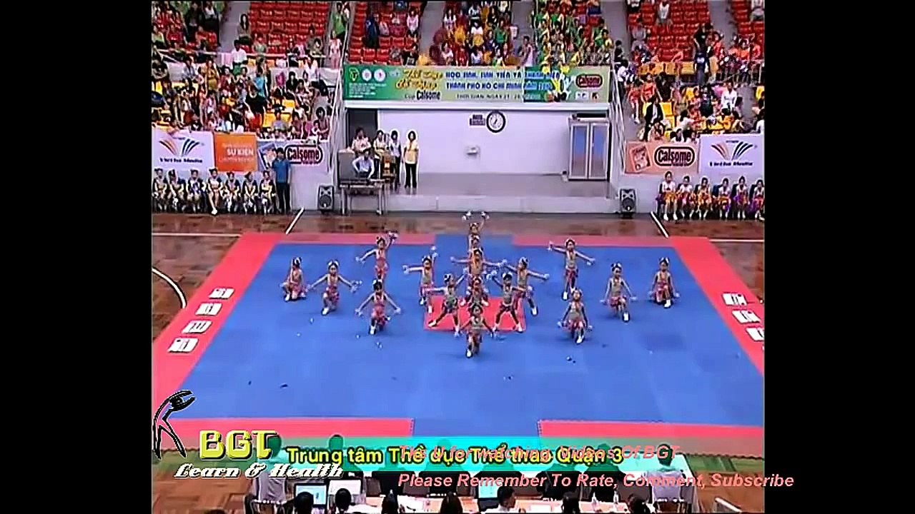 Performing Aerobics dance for kids 2014 Full HD P1