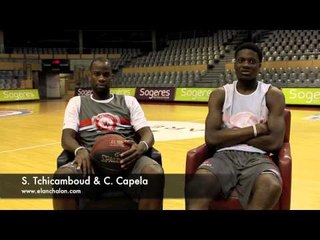 Avant Elan/Roanne - Interview de Steed Tchicamboud et Clint Capela