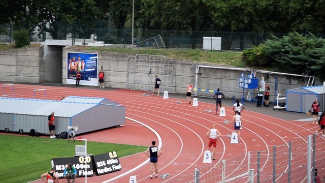 Championnats du Monde Masters 2015 Lyon 400m haies M35 Finale