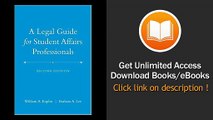 [Download PDF] A Legal Guide for Student Affairs Professionals