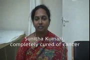 Sunitha Kumari, treated for cancer by Dr Vijay Anand Reddy