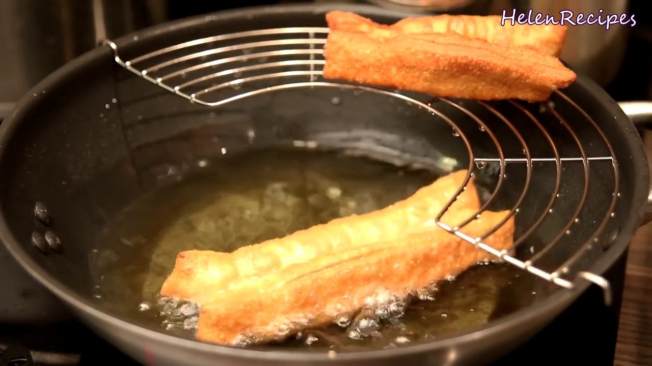 FRIED BREADSTICK Recipe - Banh Quay / Youtiao / Patongko