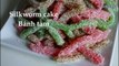 Silkworm Cake - Bánh tằm (Steamed cassava cake)