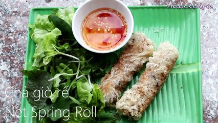 NET SEAFOOD SPRING ROLL - Chả giò rế (Recipe)
