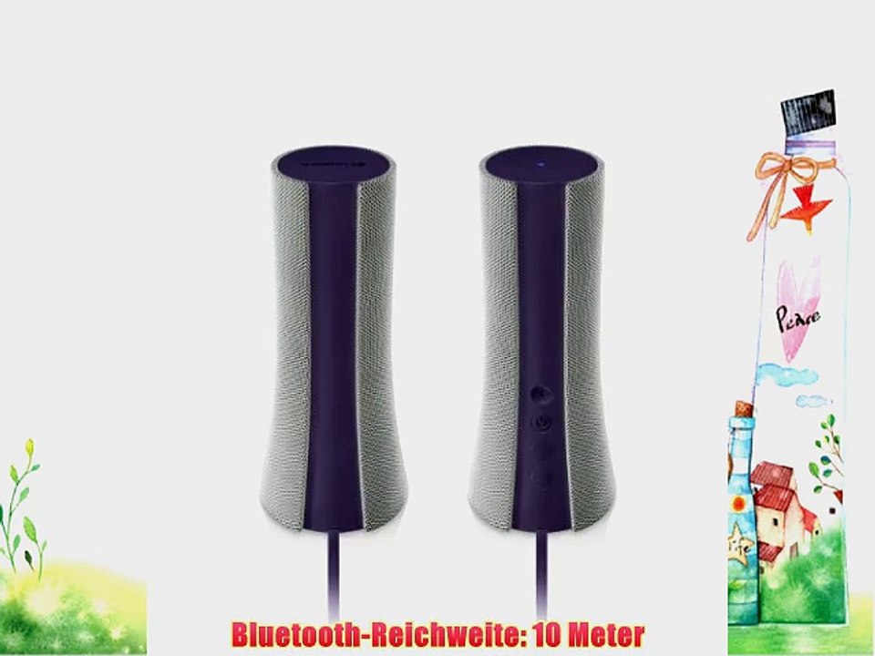 Logitech Z600 V2.0 Bluetooth Lautsprecher (35mm Klinkenstecker) purpur