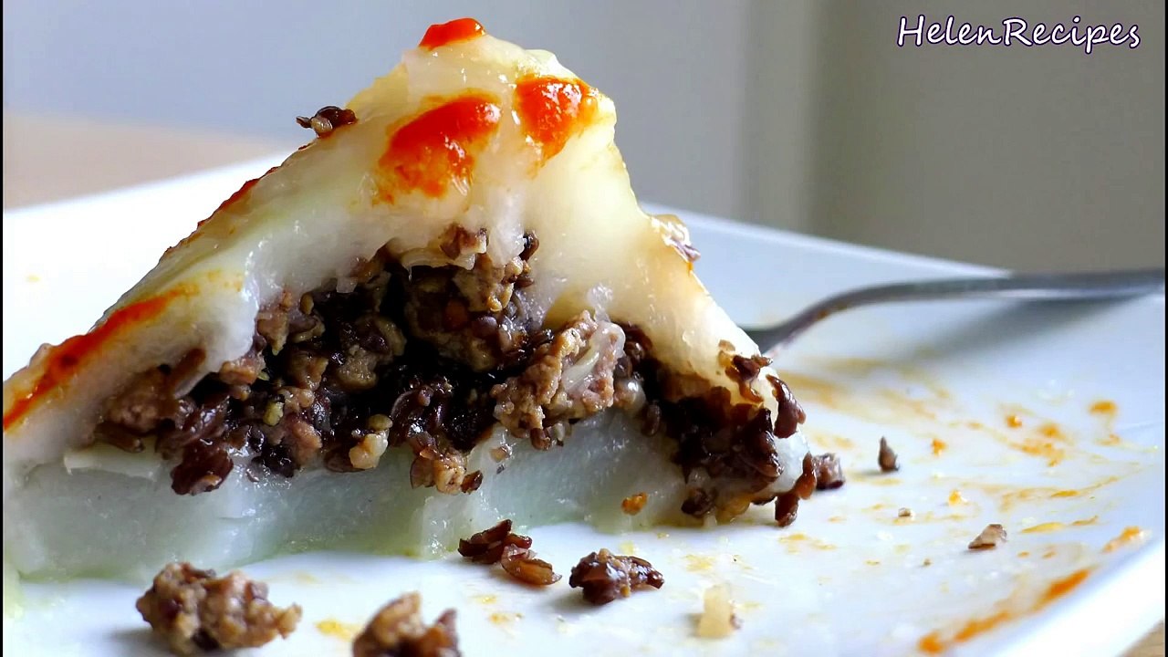 Vietnamese Rice Pyramid Dumplings Recipe - Bánh Giò