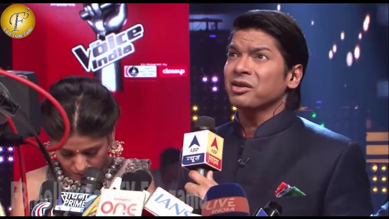 INDEPENDENCE DAY CELEBRATION WITH HIMESH,SUNIDHI,MIKA & SHAAN ON THE SET OF THE VOICE INDIA