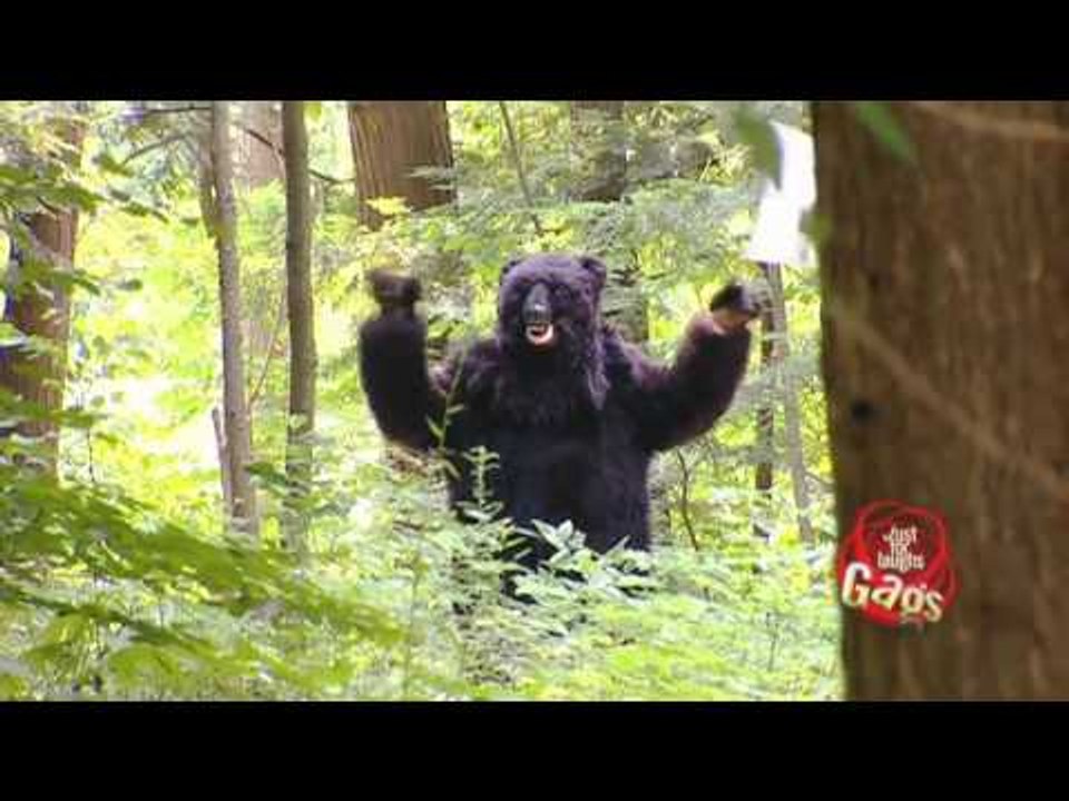 JFL Hidden Camera Pranks & Gags Grizzly Bear Surrenders video Dailymotion