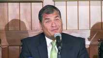 Declaración del Presidente Rafael Correa por motivo de la visita del Papa Francisco a Ecuador