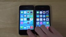 iPhone 4S iOS 9 Beta vs  iPhone 4 iOS 7   Which Is Faster  4K