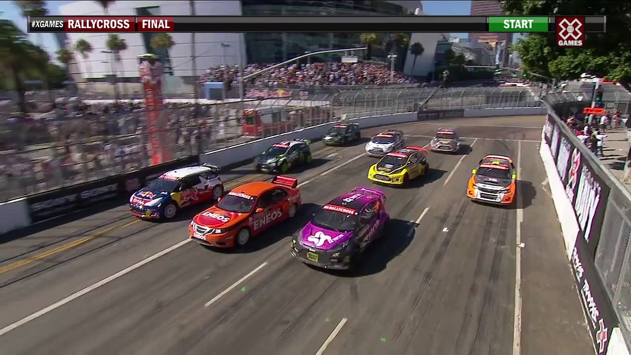 Ken Block vs Sébastien Loeb X Games Los Angeles 2012_ RallyCross Finals