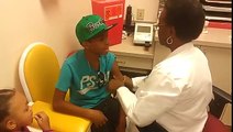 KIDS GETTING SHOTS
