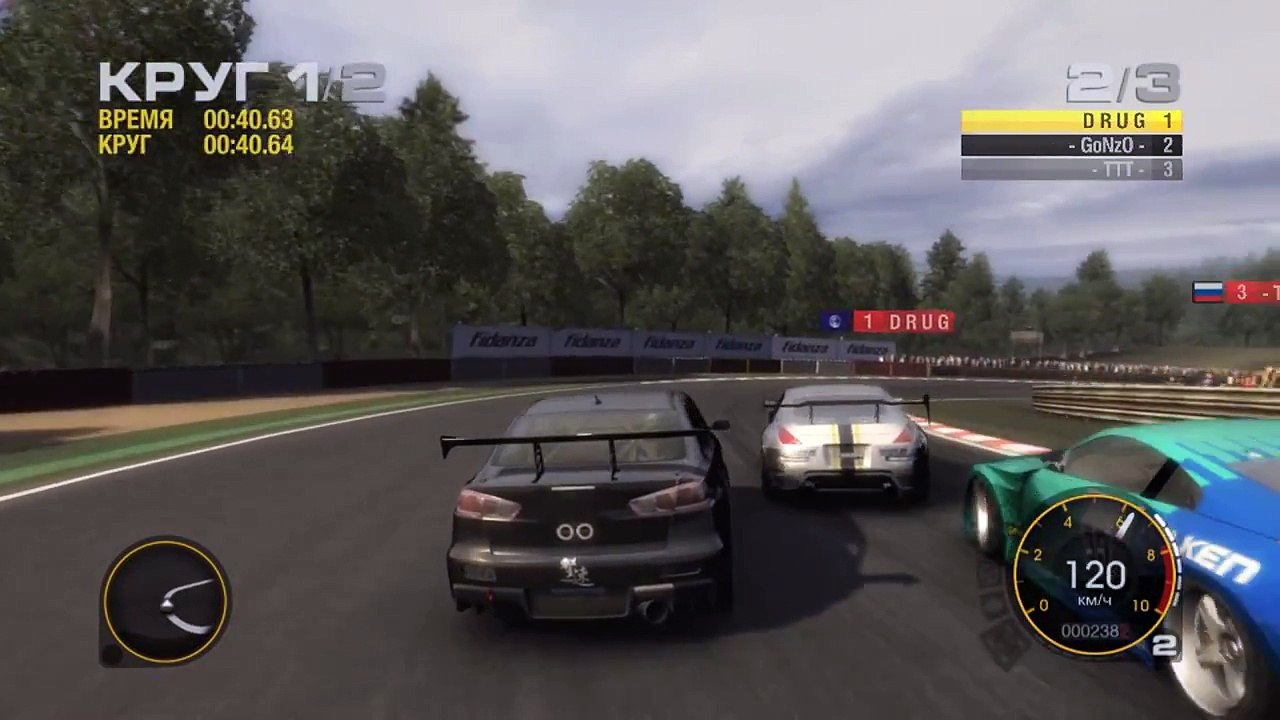 GRID 2015 mod TTT    Lancer X vs 2 Nissan 350Z(SPA)