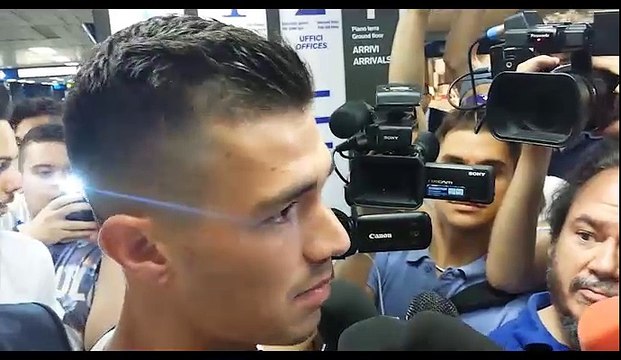 Milan: le prime parole di Romagnoli a Linate