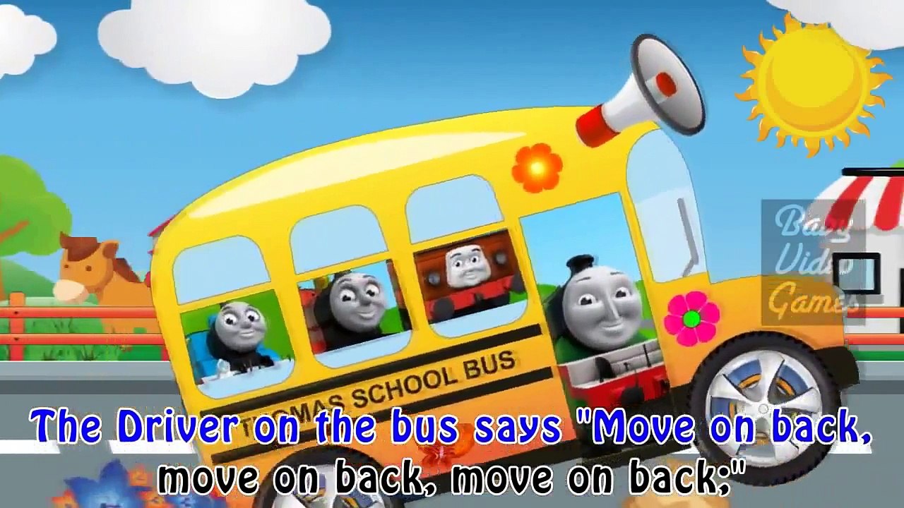 Thomas & Friends Nursery Rhymes Wheels on the Bus Preschool Song