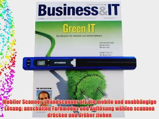Hyundai Mobile Scan MS01?A4 mobiler Scanner S/W und Farbe