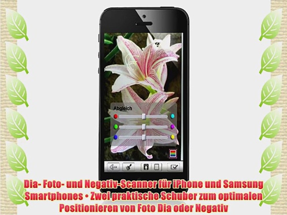 Somikon SD-345.easy Dia-/Foto-Scanstation f?r iPhone4/5/Samsung SGS2/3