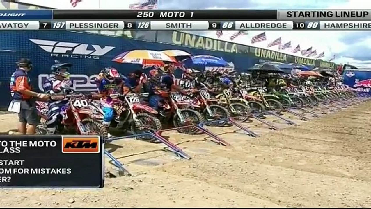 AMA Motocross 2015 Rd 10 - Unadilla 250 MOTO (Race) 1