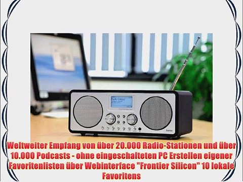 Hama DIR3000 Internet- und Digitalradio (DAB DAB FM USB-Anschluss mit Lade- und Wiedergabefunktion