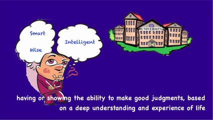 English learning For Hong Kong DSE students - Vocabulary: smart, intelligent and wise