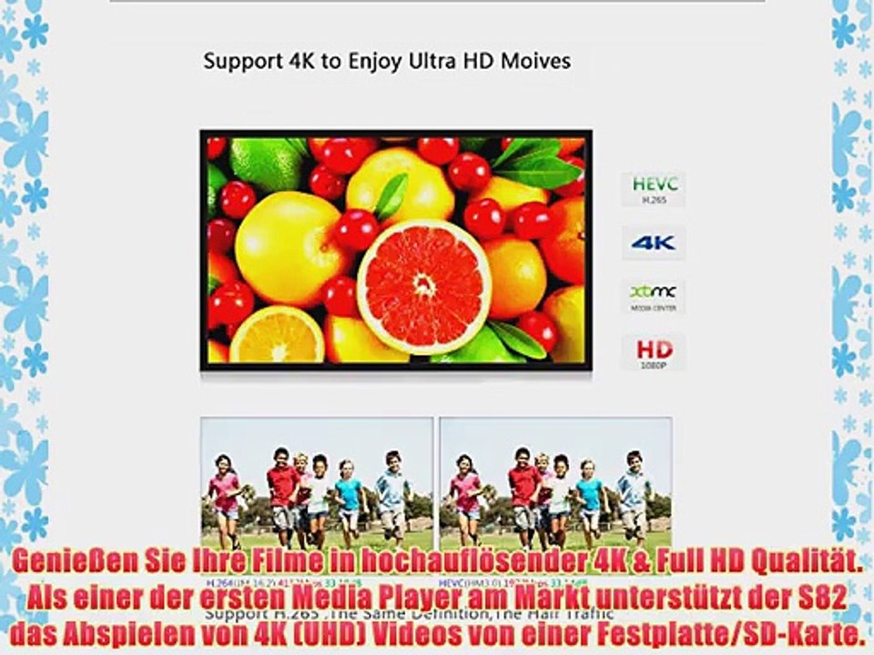 MEMTEQ? Android Smart TV Box S82 Amlogic S802 Quad-Core 2GB   8GB Unterst?tzung Wifi / 3D /