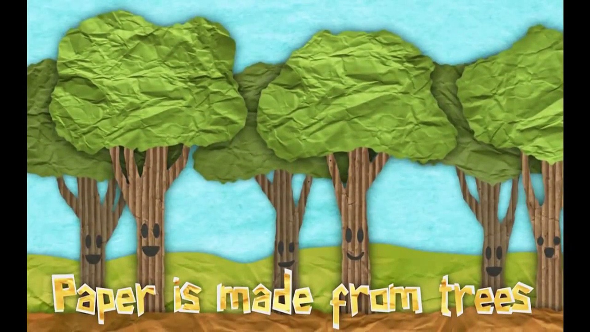 Educational video for kids: How Paper Is Made