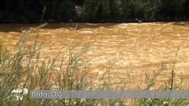 Giftiges Abwasser färbt Fluss in Colorado orange