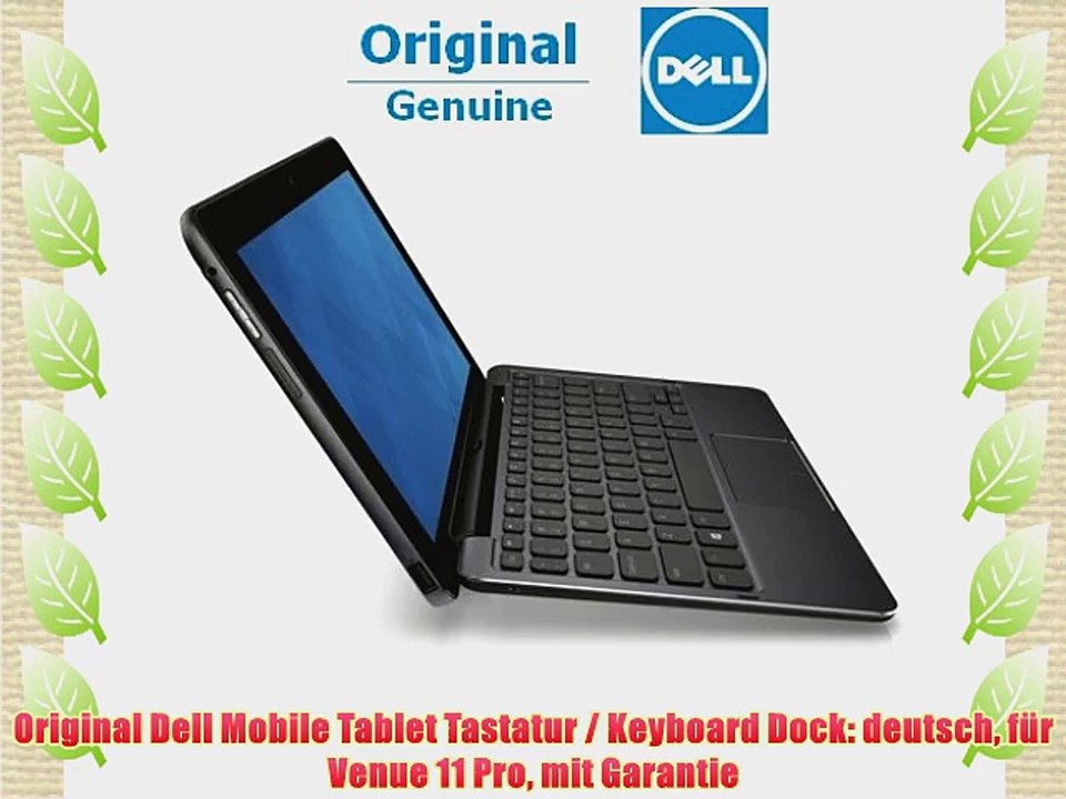 Original Dell Mobile Tablet Tastatur / Keyboard Dock: deutsch f?r Venue 11 Pro mit Garantie